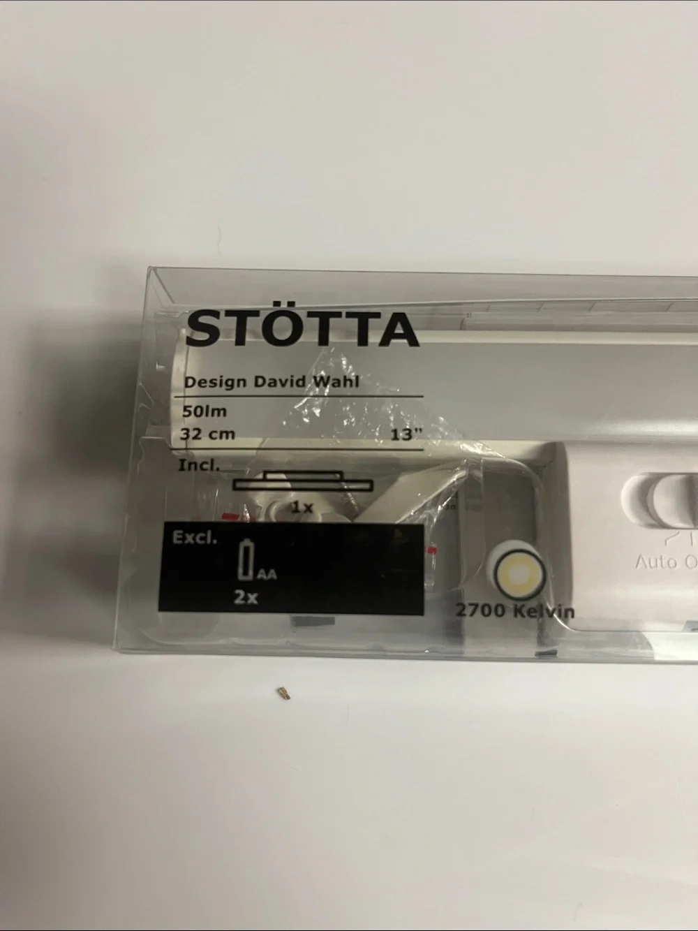 IKEA STÖTTA LED Lighting Bar in White and Clear